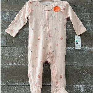 Carter's Just One You® Baby Girls' Zipper Sleep N' Play - Light‎ Pink 6M